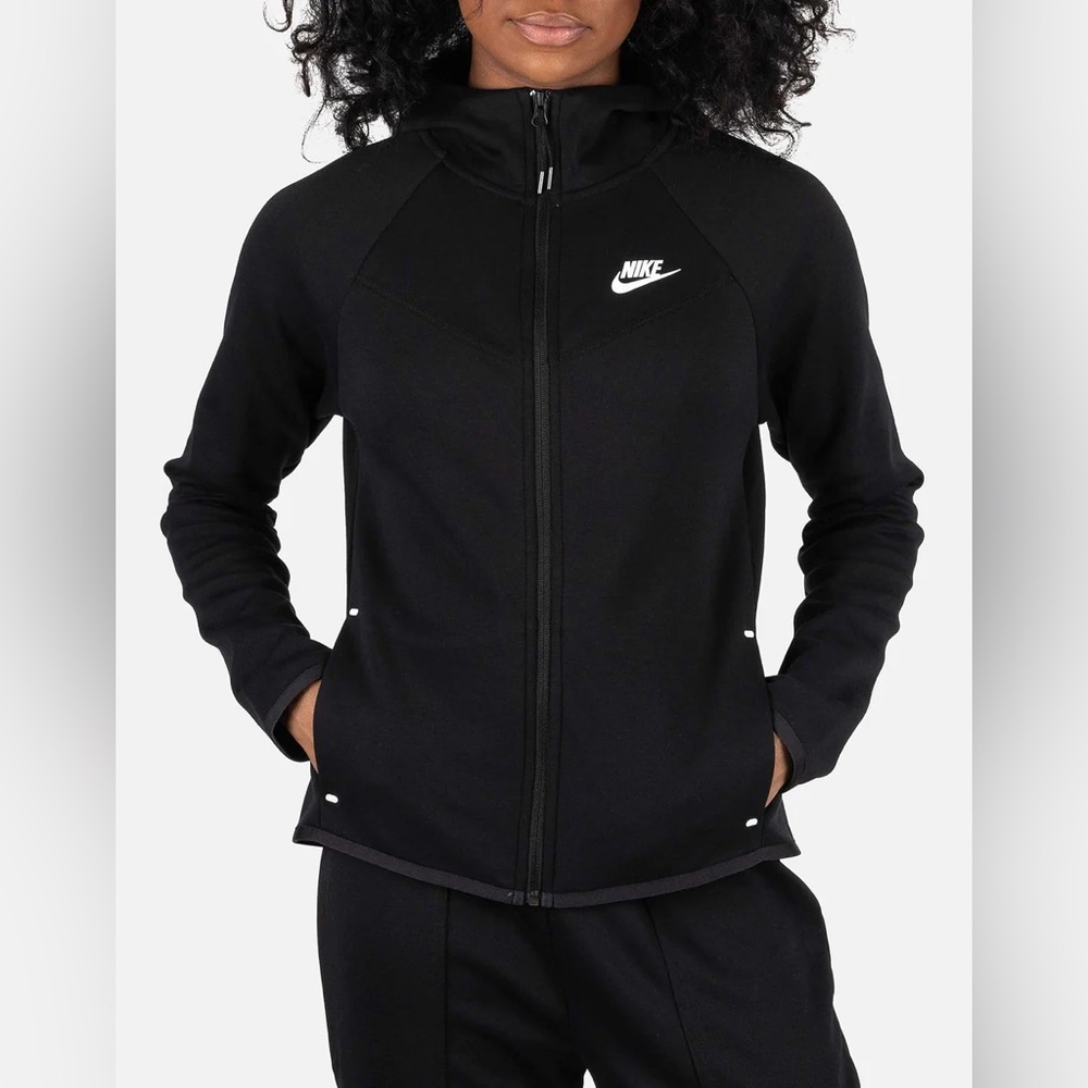 Nike Black Tech Fleece Zip Hoodie